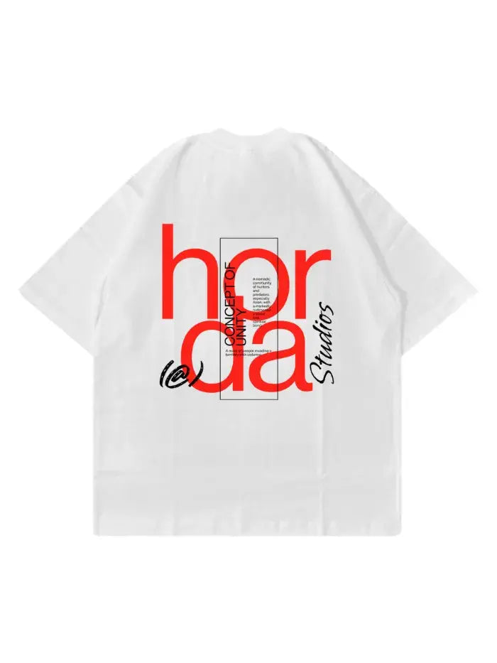 T-Shirt Horda Oversize 200g Made in Italy - Boxy Fit Cotone Heavyweight Horda Brand