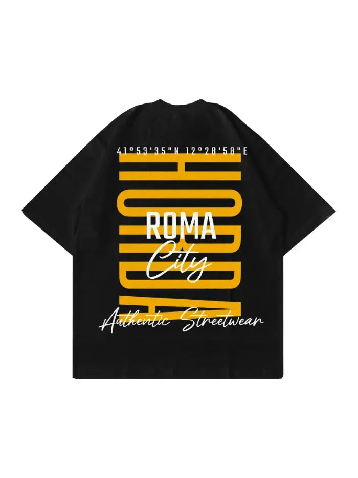 T-Shirt Roma Limited Edition 100% Cotone Boxy Fit Horda Brand