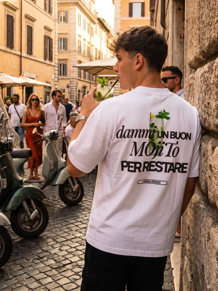 T-Shirt Mojito Edizione Limitata 20 Pezzi | Boxy Fit 200g Cotone Premium – Horda Horda