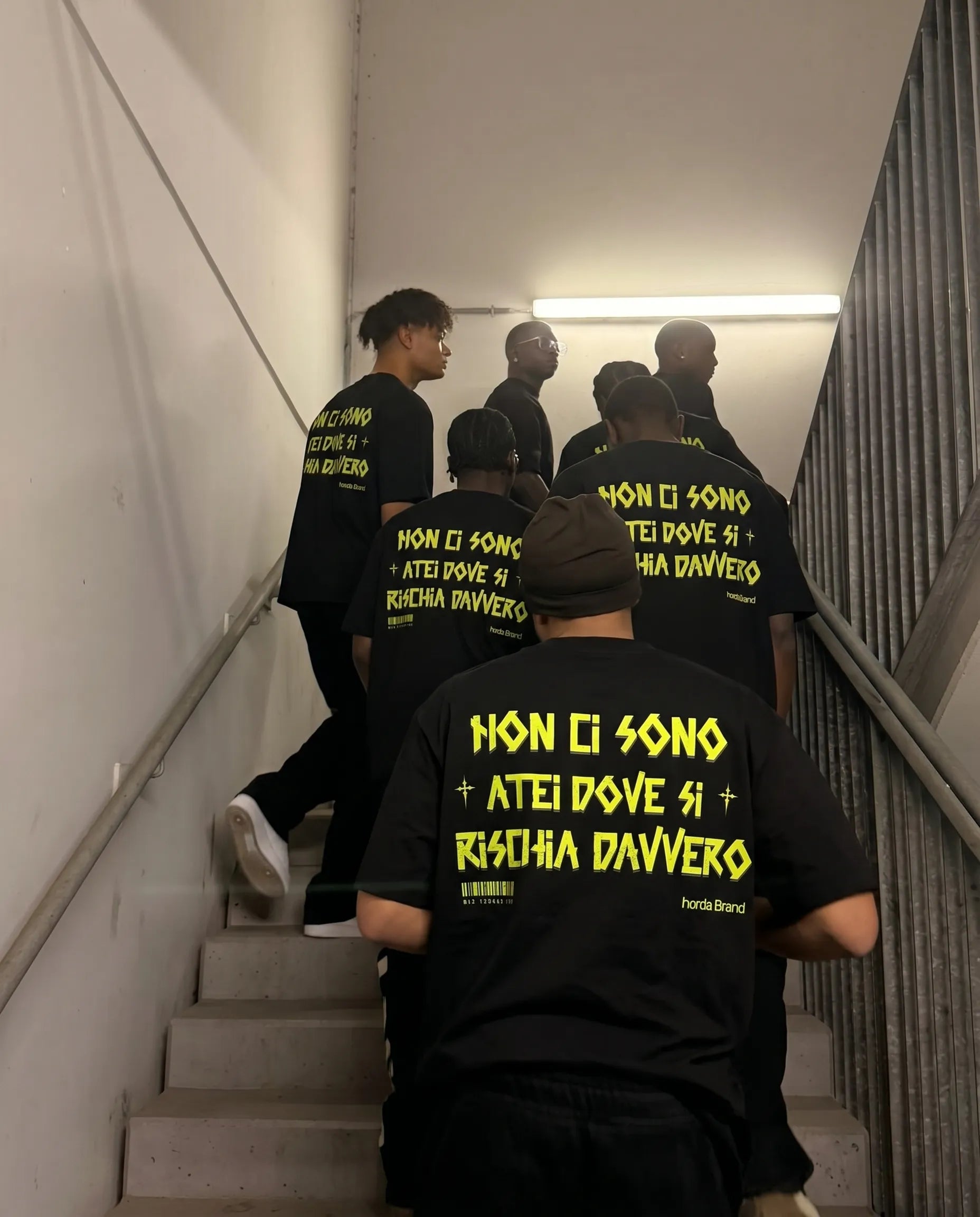 T-Shirt Tapeflow Black Boxy Fit 220 GSM  Horda Brand Horda Brand