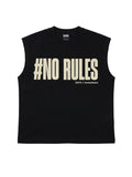 T-Shirt Nera 220gr Oversize Cotone Made in Italy No Rules Horda Brand