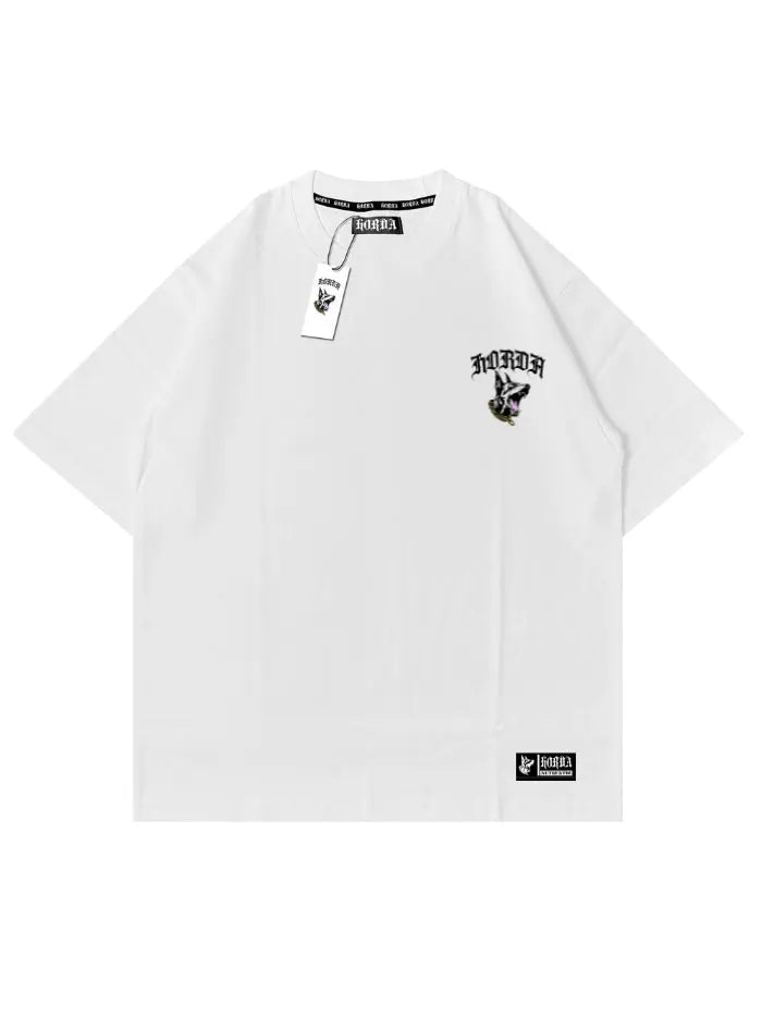 T-shirt 100% cotone Dobermann Gotic Boxy Fit Horda Brand Streetwear
