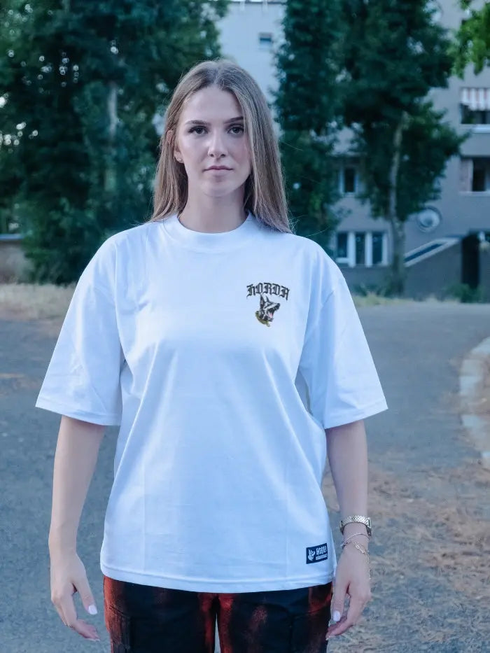 T-shirt 100% cotone Dobermann Gotic Boxy Fit Horda Brand Streetwear