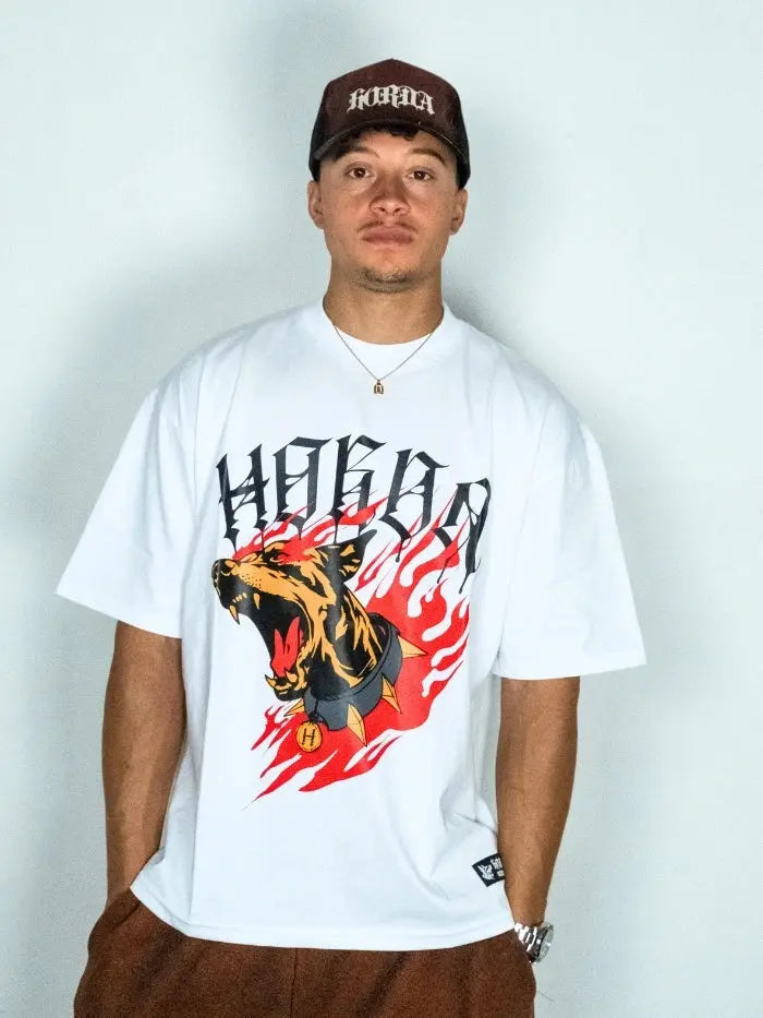 T-shirt Boxy Fit 100% Cotone Horda Brand Dobermann urban clothing Horda Brand Streetwear