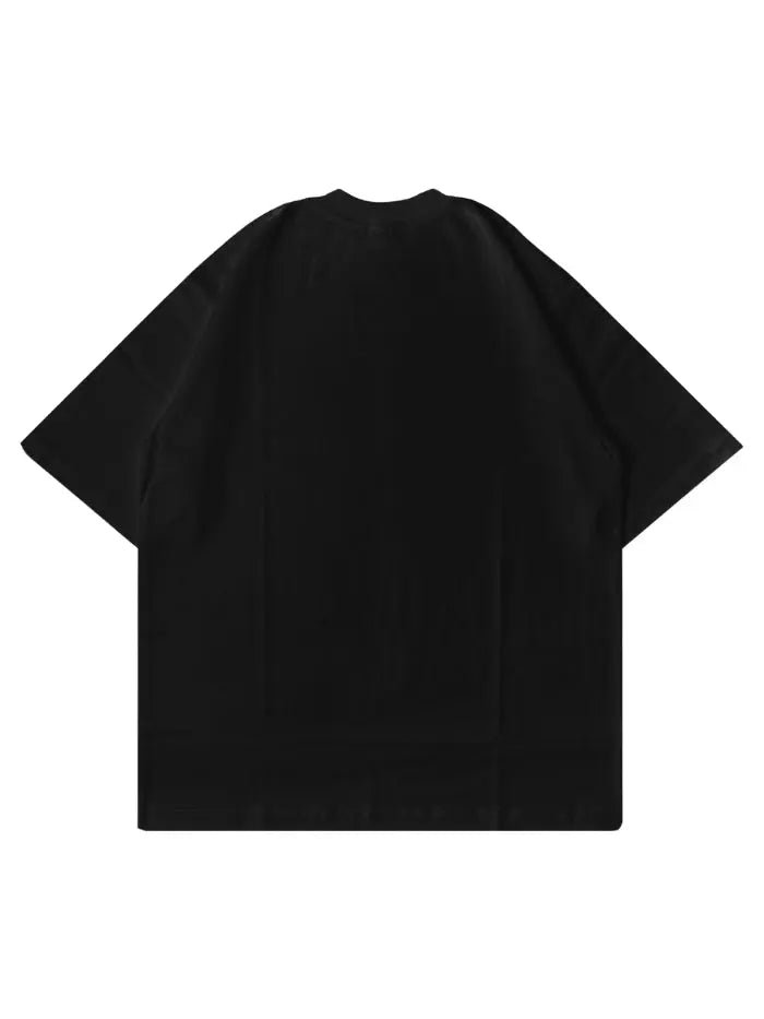 T-shirt Boxy Fit 100% Cotone Resistente Streetwear Italiano - College Horda Brand Streetwear