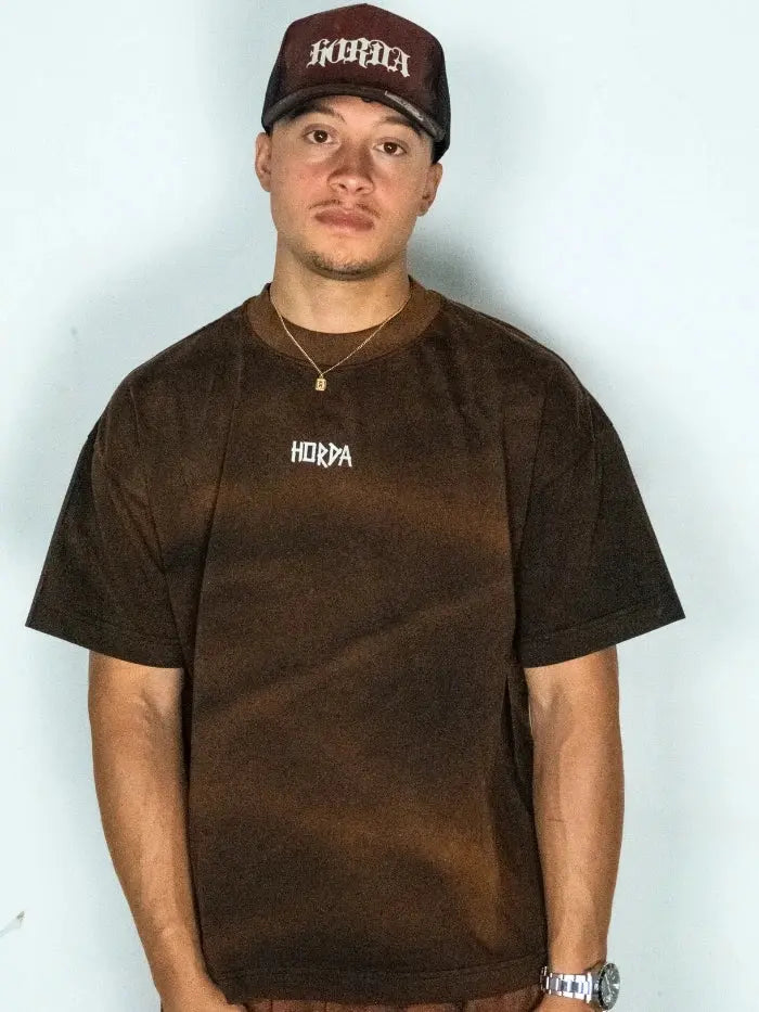 T-shirt Boxy Fit Corrosion "Taped" 100% cotone Horda Brand Streetwear