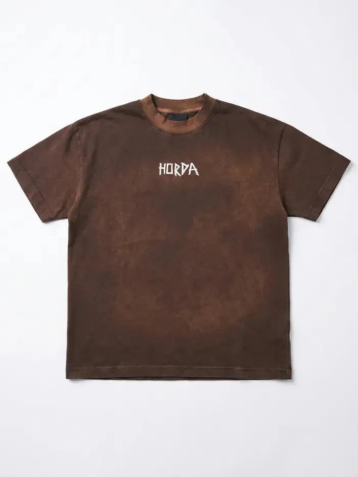 T-shirt Boxy Fit Corrosion "Taped" 100% cotone Horda Brand Streetwear