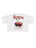 T-shirt Cropped 100% Cotone Made in Italy Cherry Horda Brand Streetwear