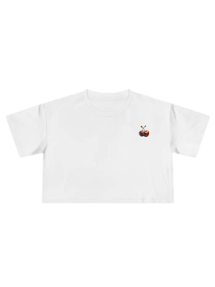 T-shirt Cropped 100% Cotone Made in Italy Cherry Horda Brand Streetwear