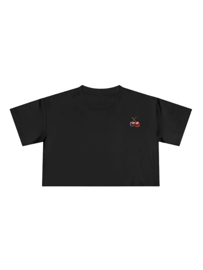 T-shirt Cropped 100% Cotone Made in Italy Cherry Horda Brand Streetwear