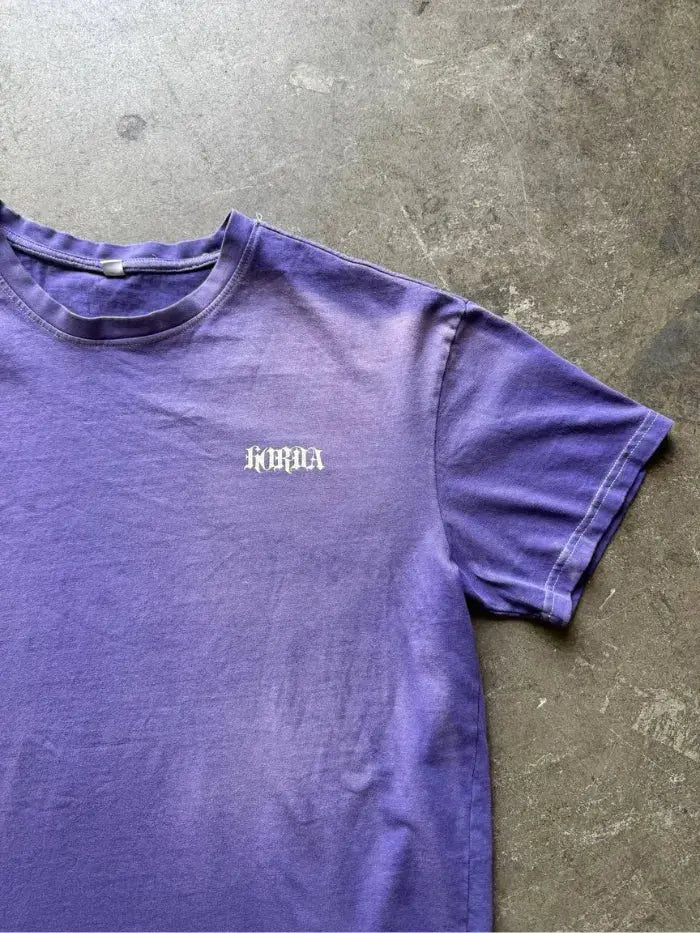 T-shirt Regular Fit "ECHOES" Vintage Purple Horda Brand