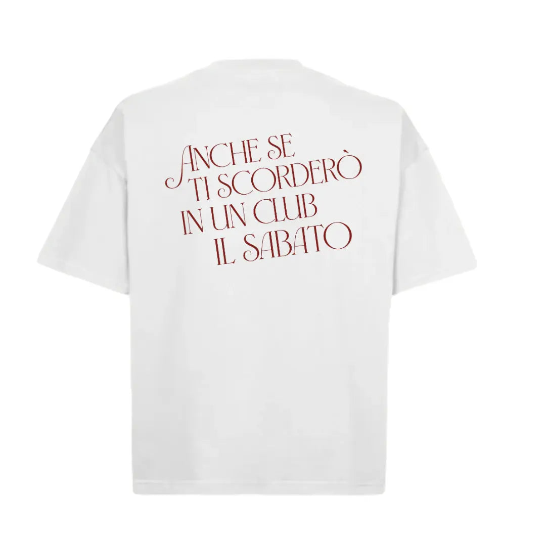 T-shirt Sarah Toscano 100% Cotone Horda per Sanremo " Amarcord" Horda Brand