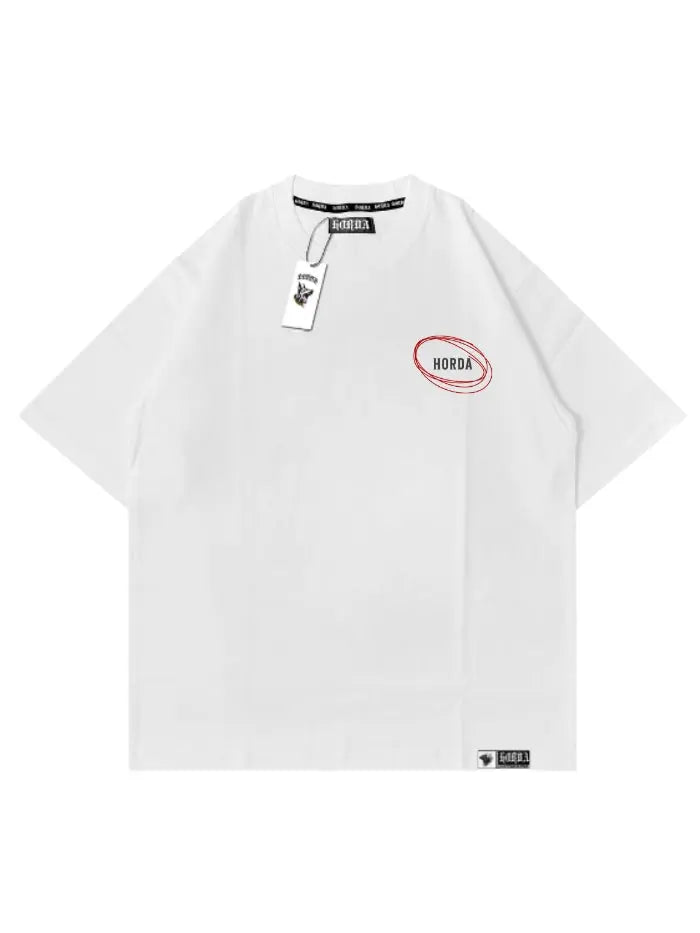 T-shirt "Vibes" Boxy Fit 100% Cotone Prodotta in Italia Horda Brand Streetwear
