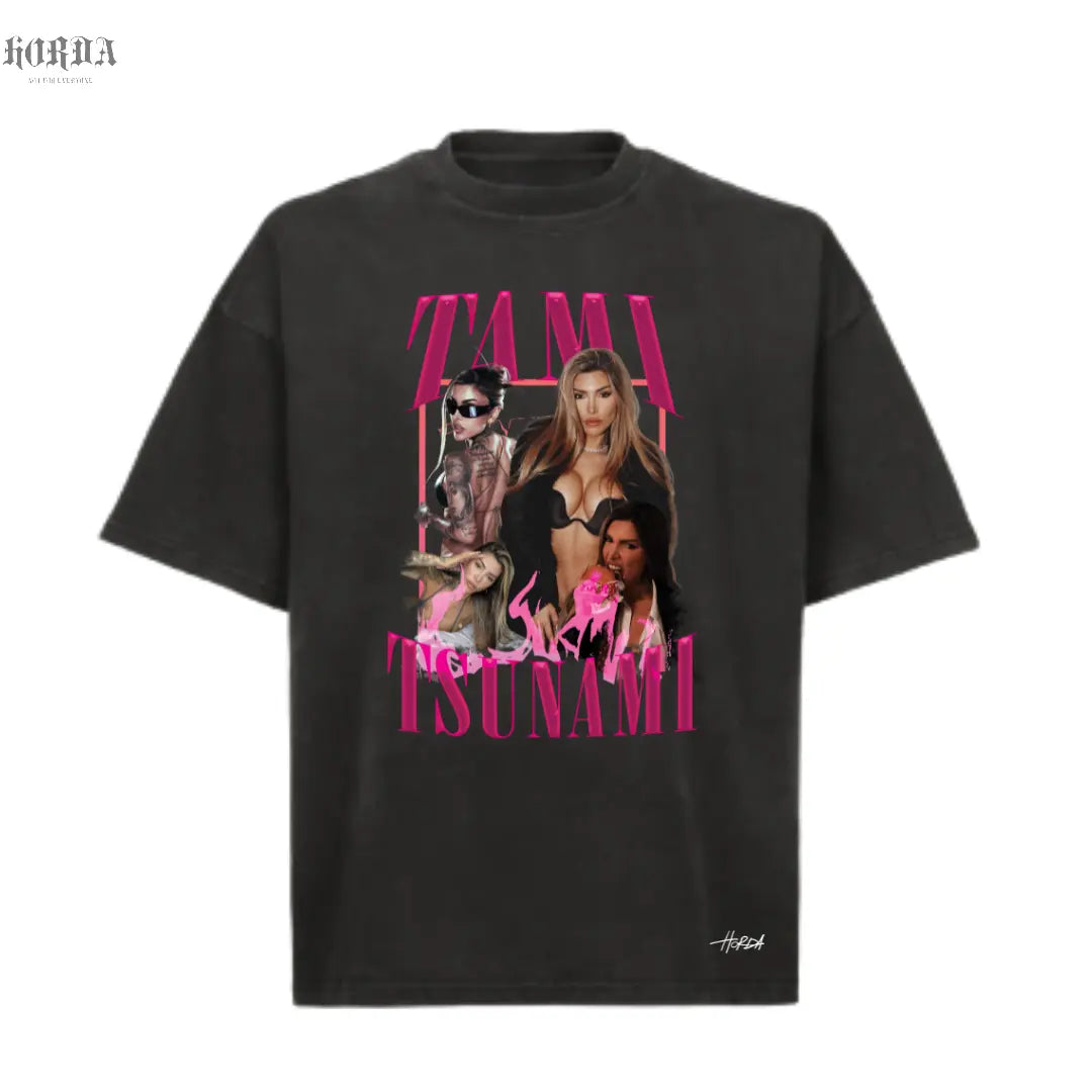 T-shirt in 100% cotone Horda per Tami Tsunami Horda Brand Streetwear