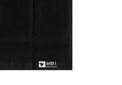 T-shirt signature 100% cotone nero Horda Brand Streetwear