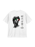 T-shirt Bianca Regular Fit Horda x BYP 200g – Made in Italy Horda Brand Streetwear
