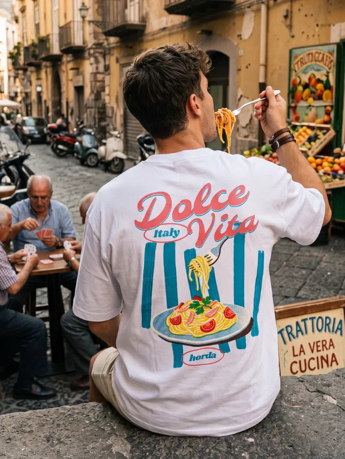 T-shirt Dolce Vita Horda | Boxy Fit 200g Made in Italy Horda Brand Streetwear