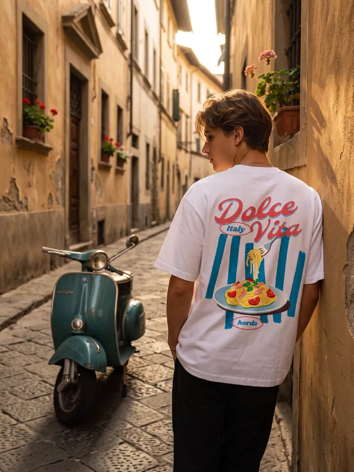 T-shirt Dolce Vita Horda | Boxy Fit 200g Made in Italy Horda Brand Streetwear
