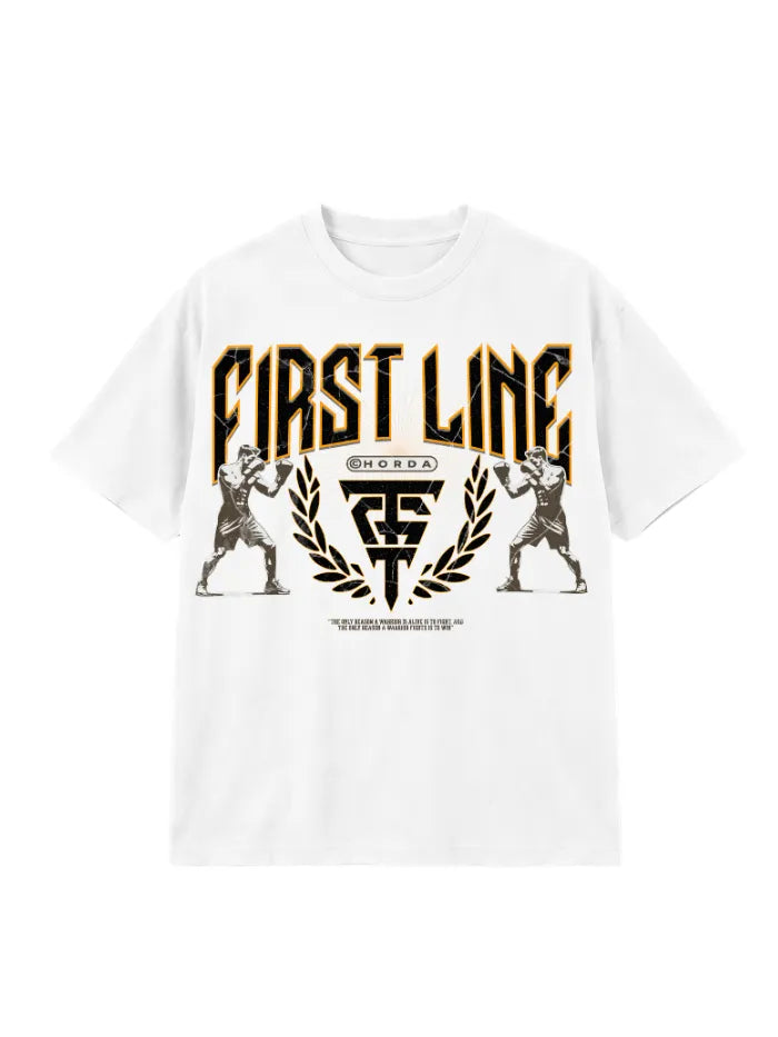 T-shirt Horda x The Gladiator Boxing Team | Yellow Line Horda Brand Streetwear
