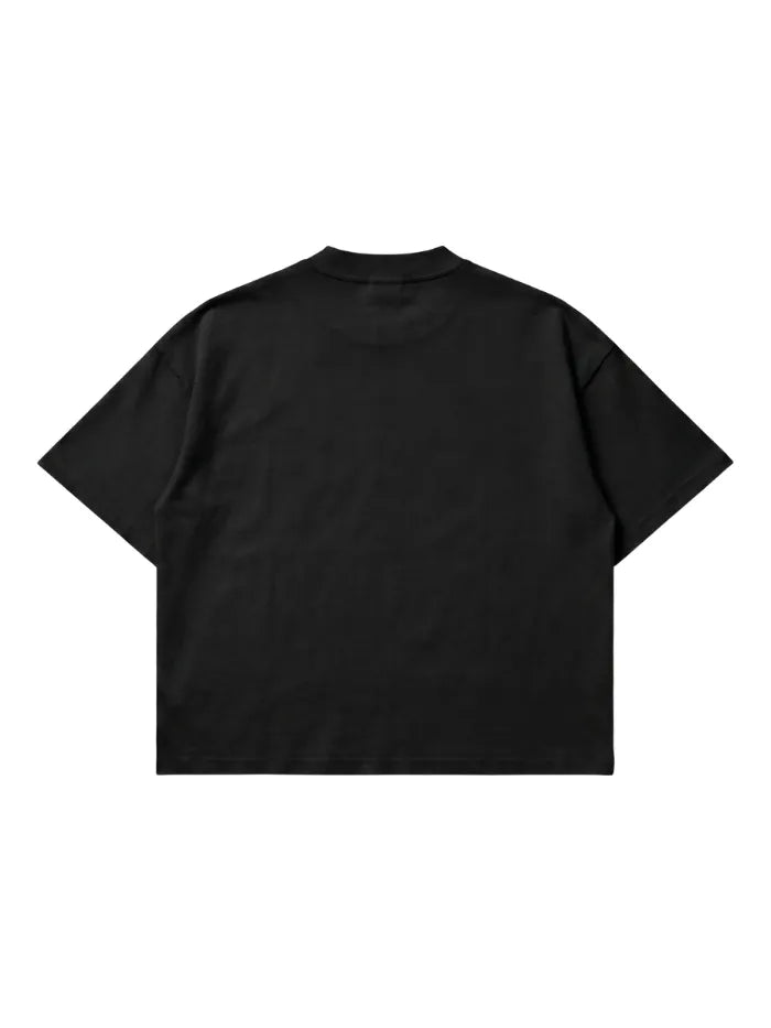 T-shirt Nera Boxy Fit 200gsm "Vision Restricted" | Horda® Eye Graphic Horda