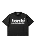 T-shirt Nera Oversize Boxy Fit 200gsm | Horda® Urban Culture Italian Made Horda