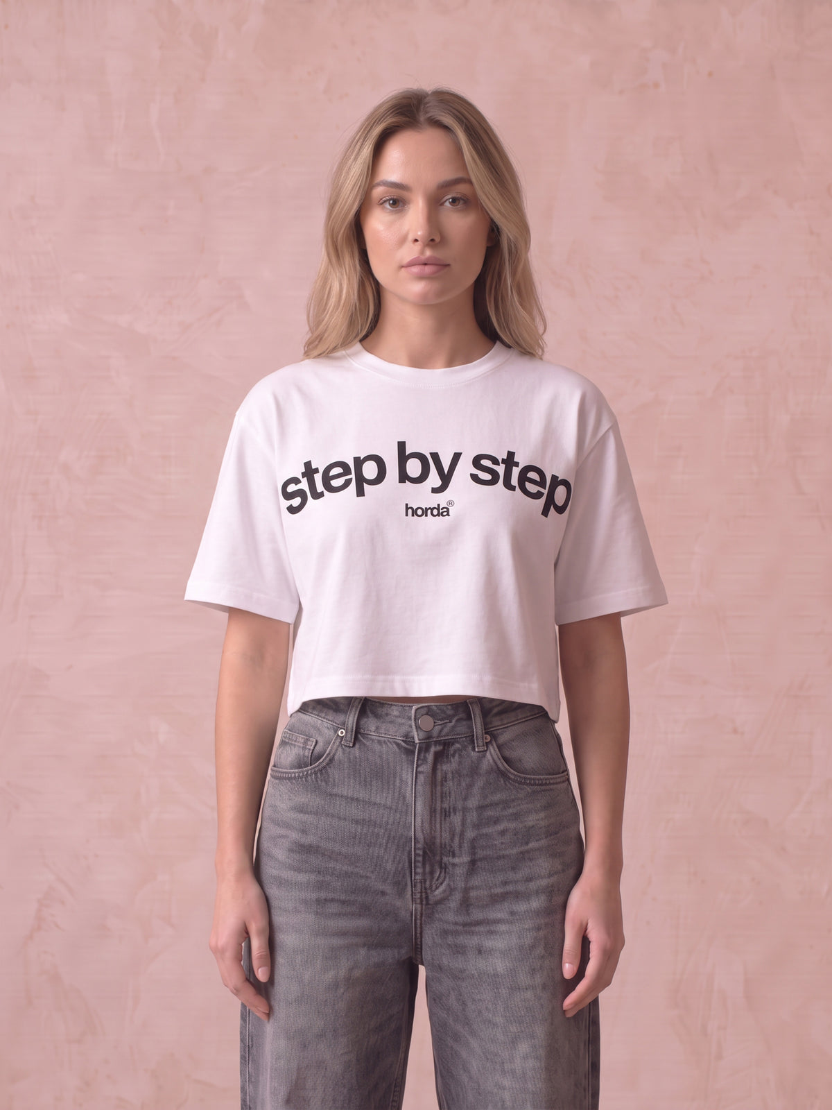 T-shirt Oversize Cropped Donna Step By