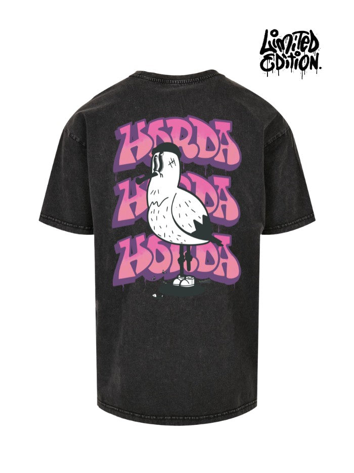 T-shirt Horda Brand Seagull Black Washed - Horda Brand