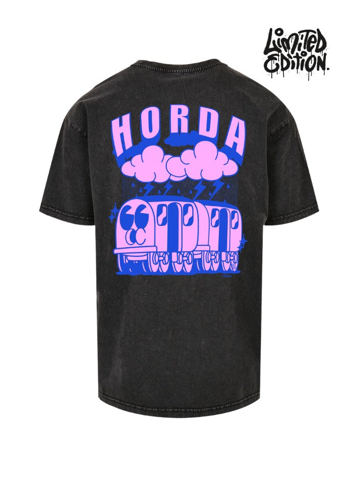 T-shirt Horda Brand Thunder Black Washed - Horda Brand