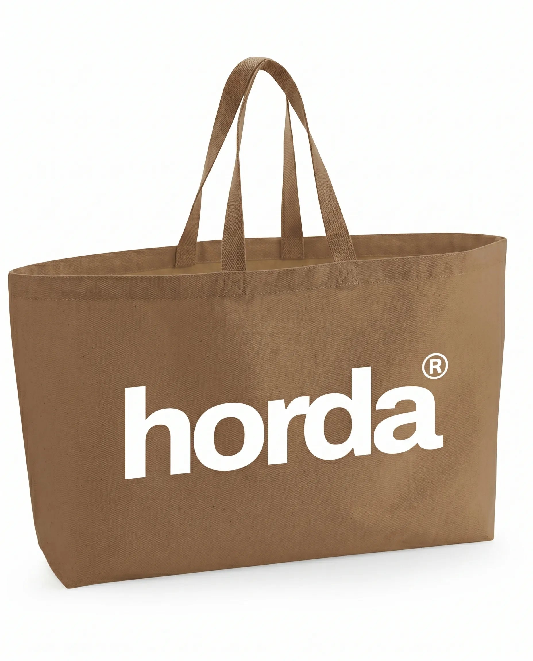 Tote Bag Beige Oversize 100% Cotone Riciclato | Horda Horda Brand Streetwear