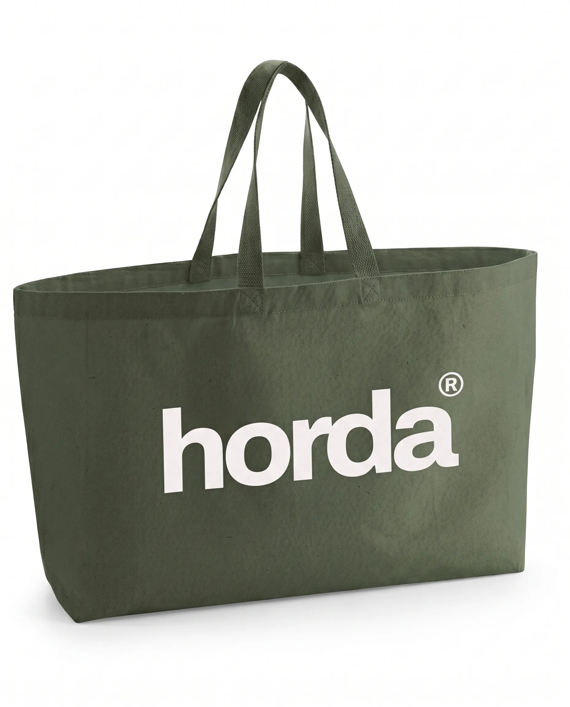 Tote Bag Olive Oversize 100% Cotone Riciclato | Horda Horda Brand Streetwear
