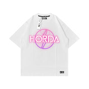Y2K T shirt 100% Cotone Fucsia Horda Brand Streetwear