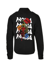 Camicia 100% cotone nero bomb - Horda Brand Streetwear