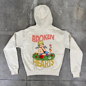 felpa boxy fit con cappuccio 100% cotone Broken Hearts Horda Brand Streetwear