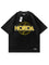 t shirt design Nera 100% cotone Y2K Yellow - Horda Brand Streetwear