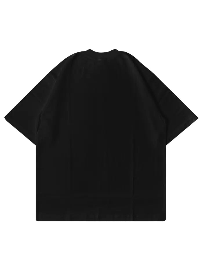 t shirt design Nera 100% cotone Y2K Yellow - Horda Brand Streetwear
